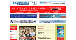 Desktop Screenshot of maintenancesalesnews.com