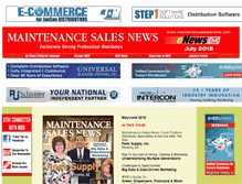 Tablet Screenshot of maintenancesalesnews.com